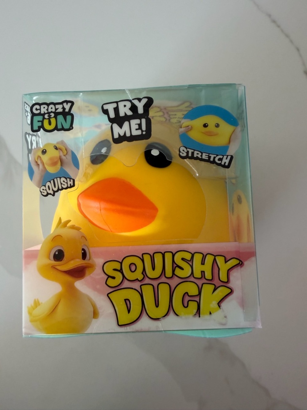 Yellow Squishy Duck Sensory Toy